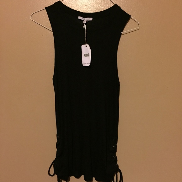 Naked Zebra Tops - Naked Zebra Sleveless Tank Top